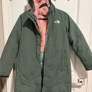 The North Face Pink Fleece-Lined Jacket